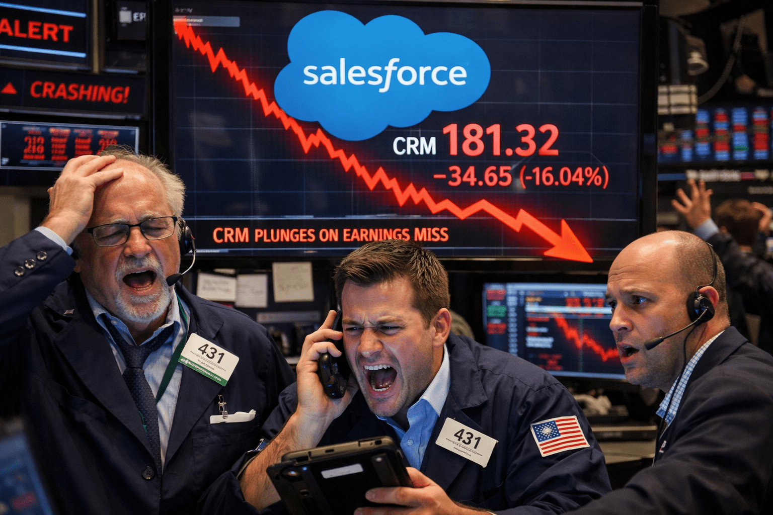 Salesforce stock wipeout hits $212B as acquisition spree backfires